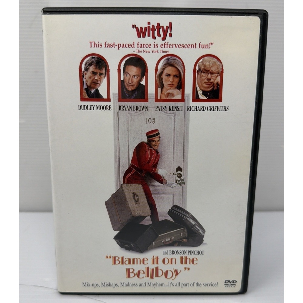 Blame It on the Bellboy (DVD, 1992) Dudley Moore Complete With Insert Tested